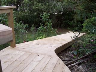 Wooden Walk-way whangaparaoa
