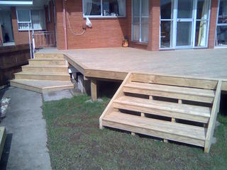 Timber Deck and Steps whangaparaoa